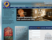 Tablet Screenshot of gakconstruction.com
